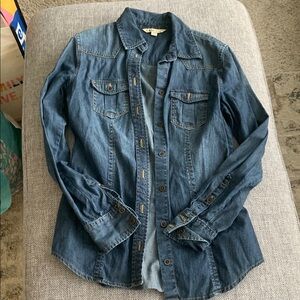 CAbi Dark Blue Denim Shirt